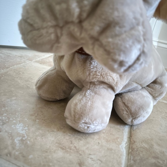 Vintage Commonwealth Bulldog with Collar Puppy Dog Plush Stuffed Animal - Picture 10 of 10